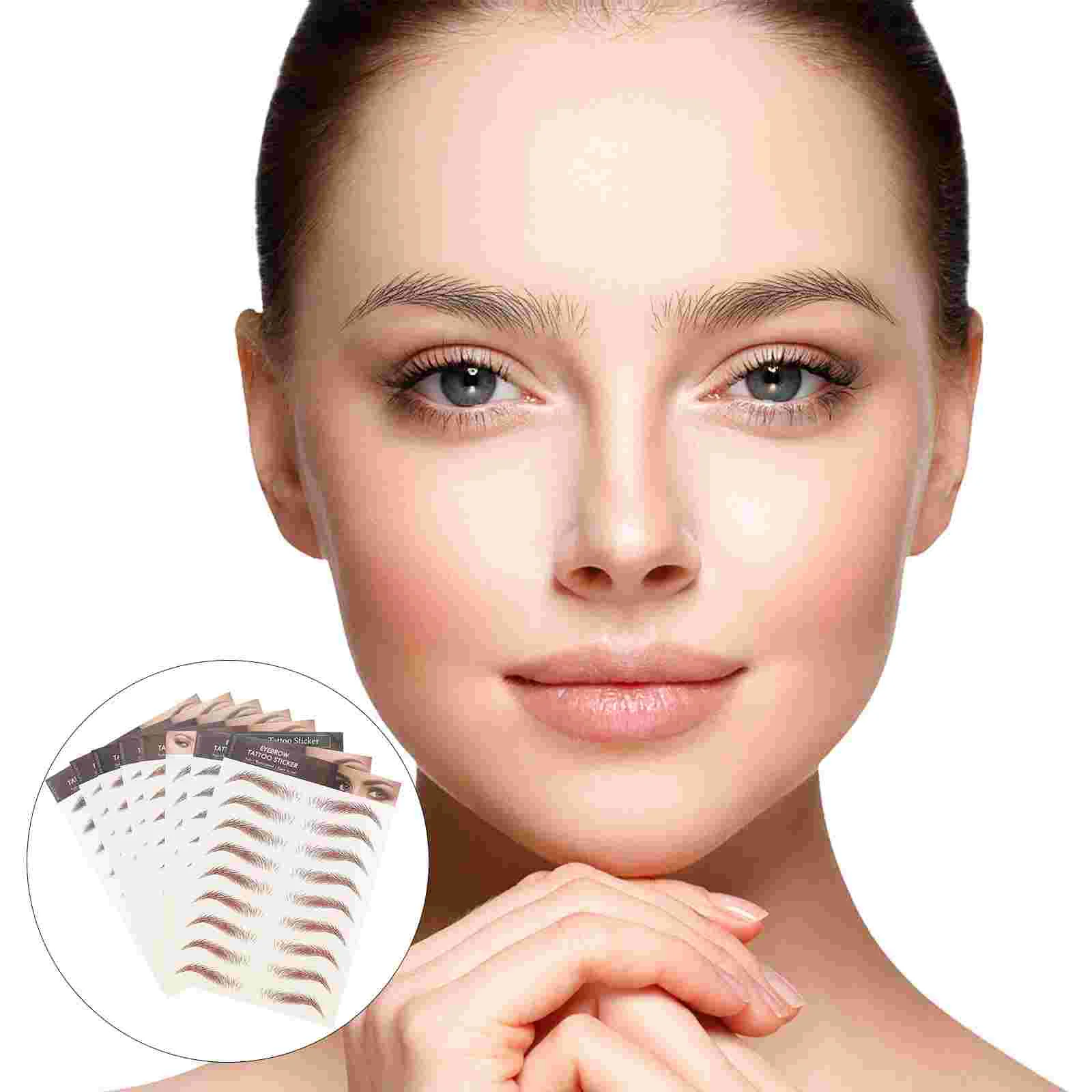

Stickers Stickergrooming Falsebrow Fake Imitation Beauty Transfer Decals Makeup
