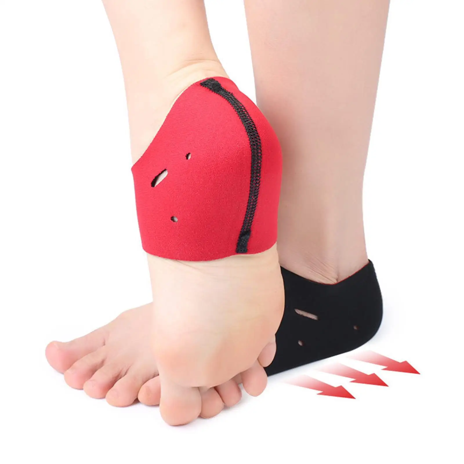 

1Pair Moisturising Heel Socks Breathable Heel Protectors Ankle With Guard Sports Feet Guard Wear Foot Health Heel Hole Pain C4F6