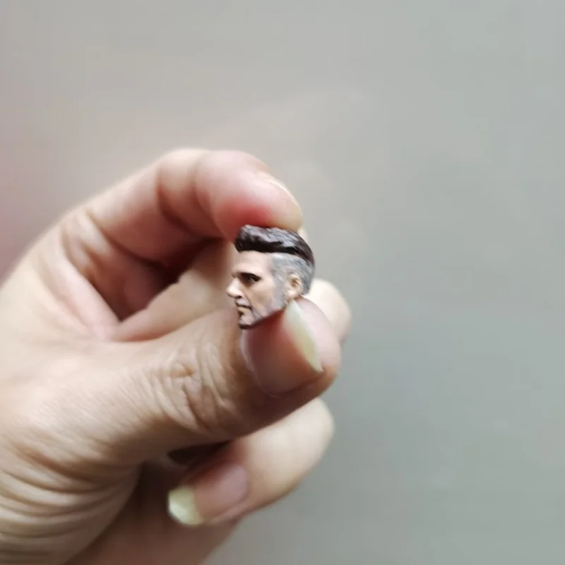 Окрашенная голова в масштабе 1/18 волк Уорриорз II Frank Grillo подходит для фигуры 3 75