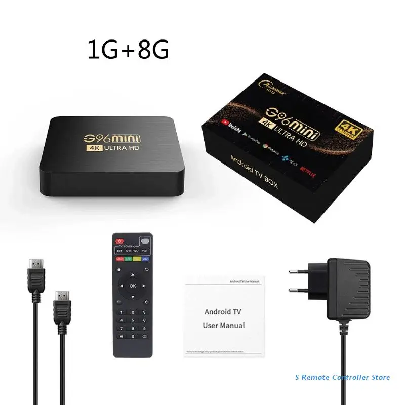 

BX0E G96mini Smart TV Box Android 11.0 Support 4K 2.4G Wifi Set-top Box for hdTV