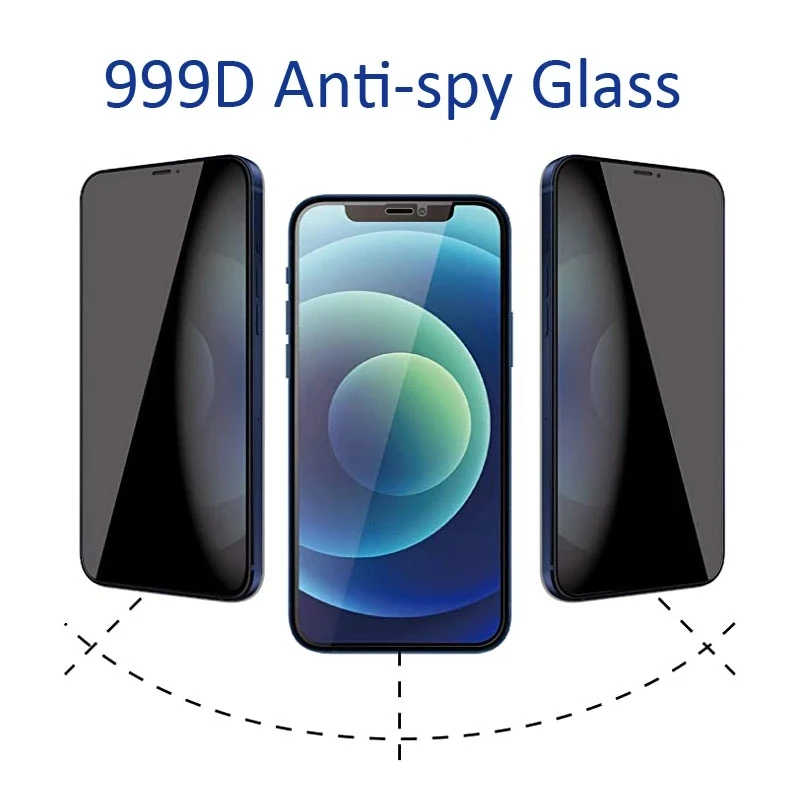

Magtim Anti-spy Screen Protector For iPhone 13 12 11 XS MAX XR Full Cover Private Glass For iPhone 7 8 PLUS Protective Film