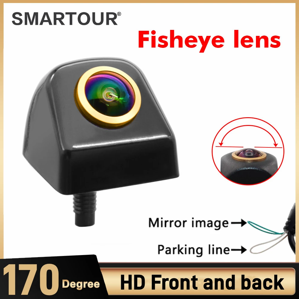 Золотая две типа переключения автомобильной камеры заднего вида прозрачная