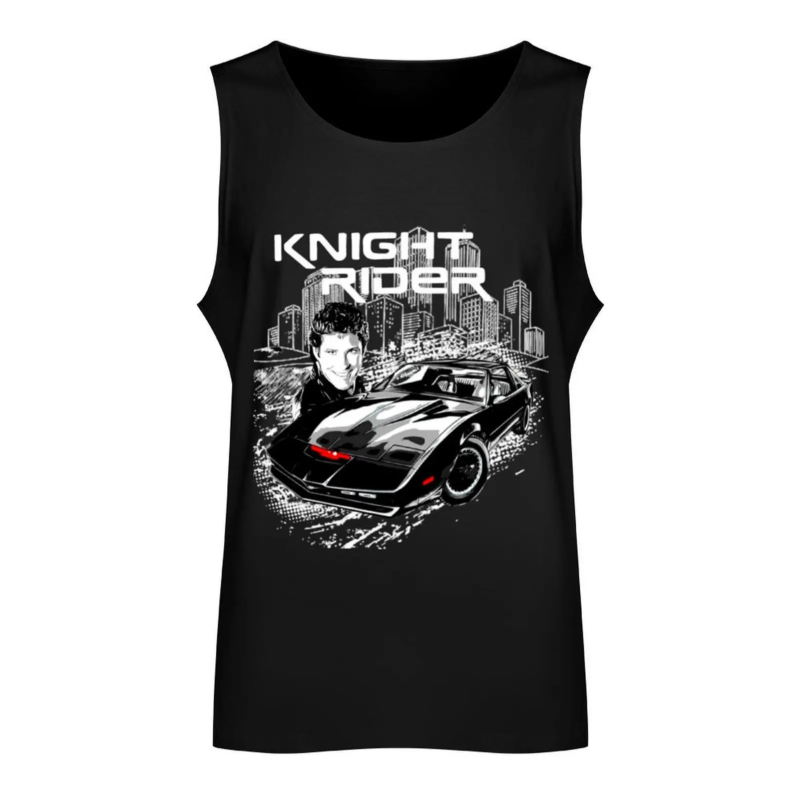 K2000 Knight Rider Tank Top летний жилет для мужчин Мужская футболка мужская спортивная