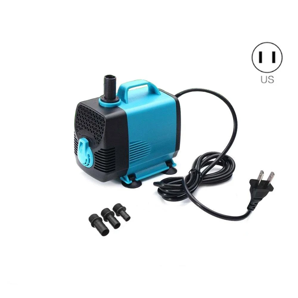 

110V Ultra Quiet Waterproof IP68 Filter Water Pump for Aquarium Pond Submersible Fountain Pump 10/15/25/40/55W 600-3000L/H