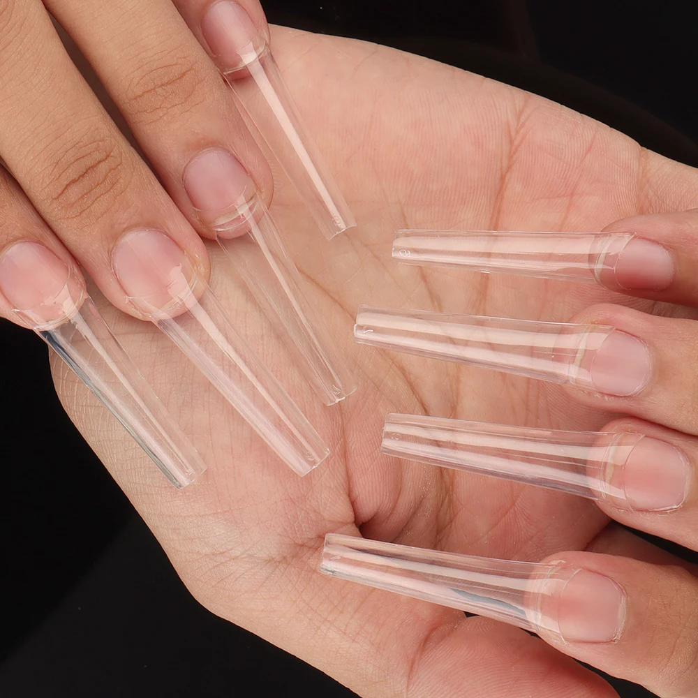 

120 шт. профессиональные накладные ногти, накладные ногти, накладные ногти с полупокрытием для французского прессования, накладные ногти для...