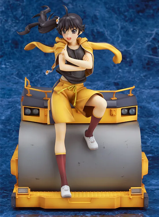 100% оригинал: Bakemonogatari ARARAGI KAREN дорожный каток 1/8 ПВХ фигура аниме модель игрушки
