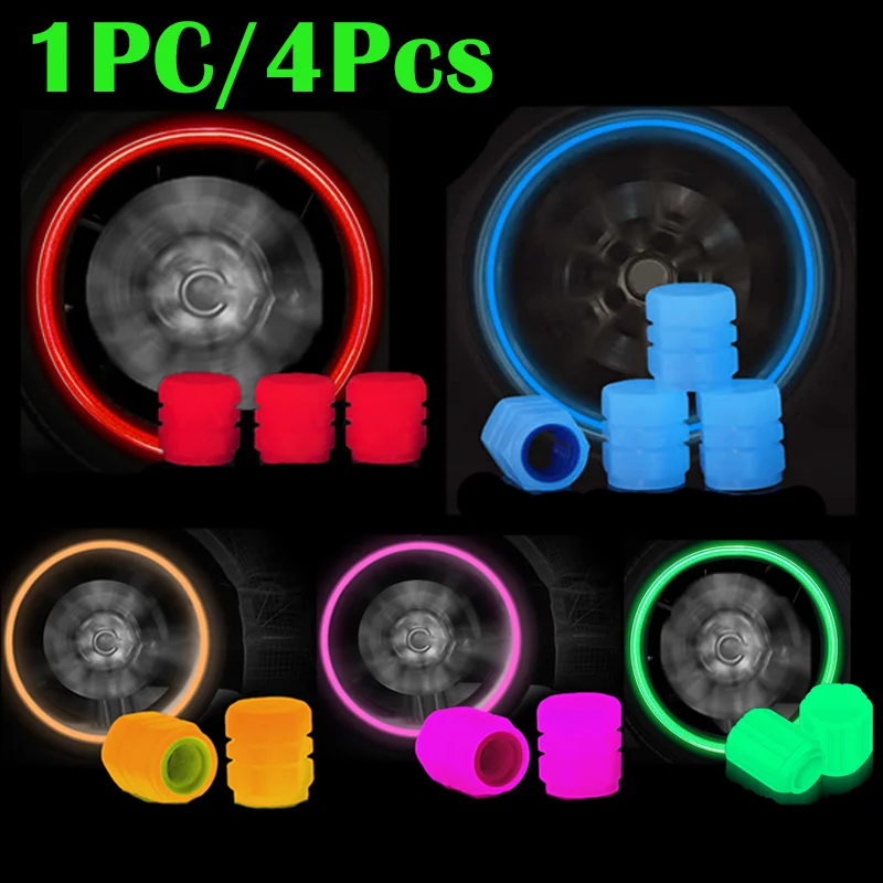 

Универсальные светящиеся шины, рабочая ступица колеса, светящиеся пыленепроницаемые декоративные детали для колес, подходит для мотоцикло...