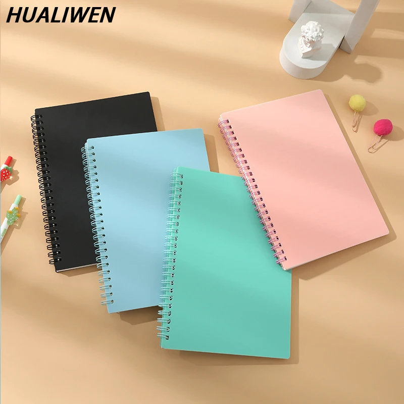 

A5 B5 Rollover Spiral Coil Notebook Horizontal Line Page Journal Notepad Tearable Notebook Office And School Supplies