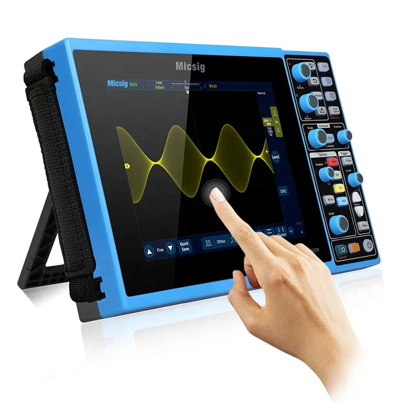 Micsig Portable Digital Tablet Storage Oscilloscope 8 Inch Analog Handheld