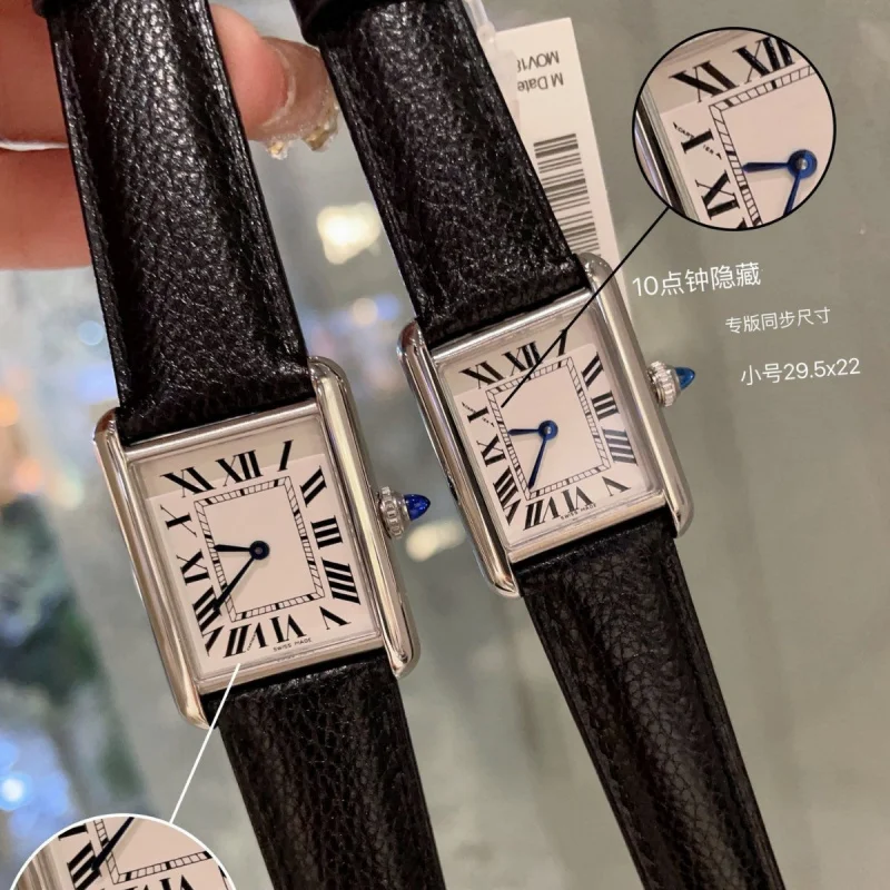 Корейский стиль Daytona винтажные квадратные женские кварцевые часы Sandoz средние