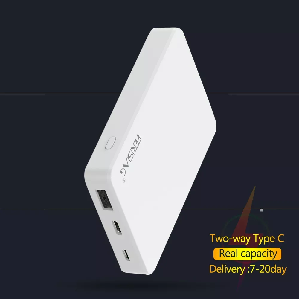 

2023New Portable Slim Mini Power Bank 5000mAh PowerBank 5000 mAh USB Typc C PoverBank External Battery Charger For Xiaomi Banks