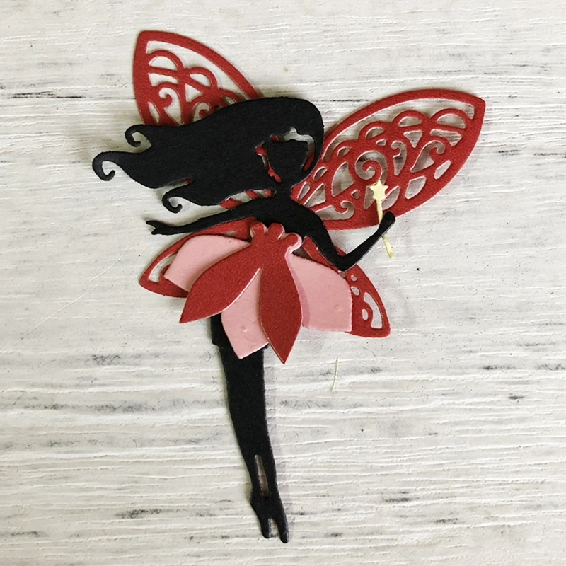 

72XD Wings Fairy Die Cuts Embossing Stencil for DIY Card Scrapbooking Album Making Metal Cutting Dies Mold Craft Decoration