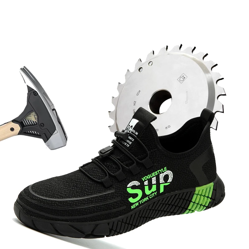 

Sports shoes Safety shoes Anti-smash and anti-puncture work shoes Non-slip wear-resistant casual shoes Steel toe caps Mesh shoes