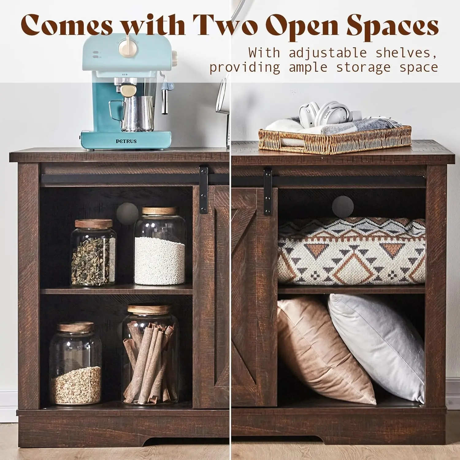 66-дюймовая подставка для телевизора в фермерском доме 75-дюймовых телевизоров