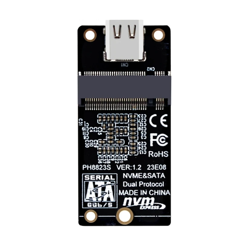 

Адаптер корпуса жесткого диска M.2 NVMe для SSD 2230, 2242, 2260, 2280, поддержка DualPr