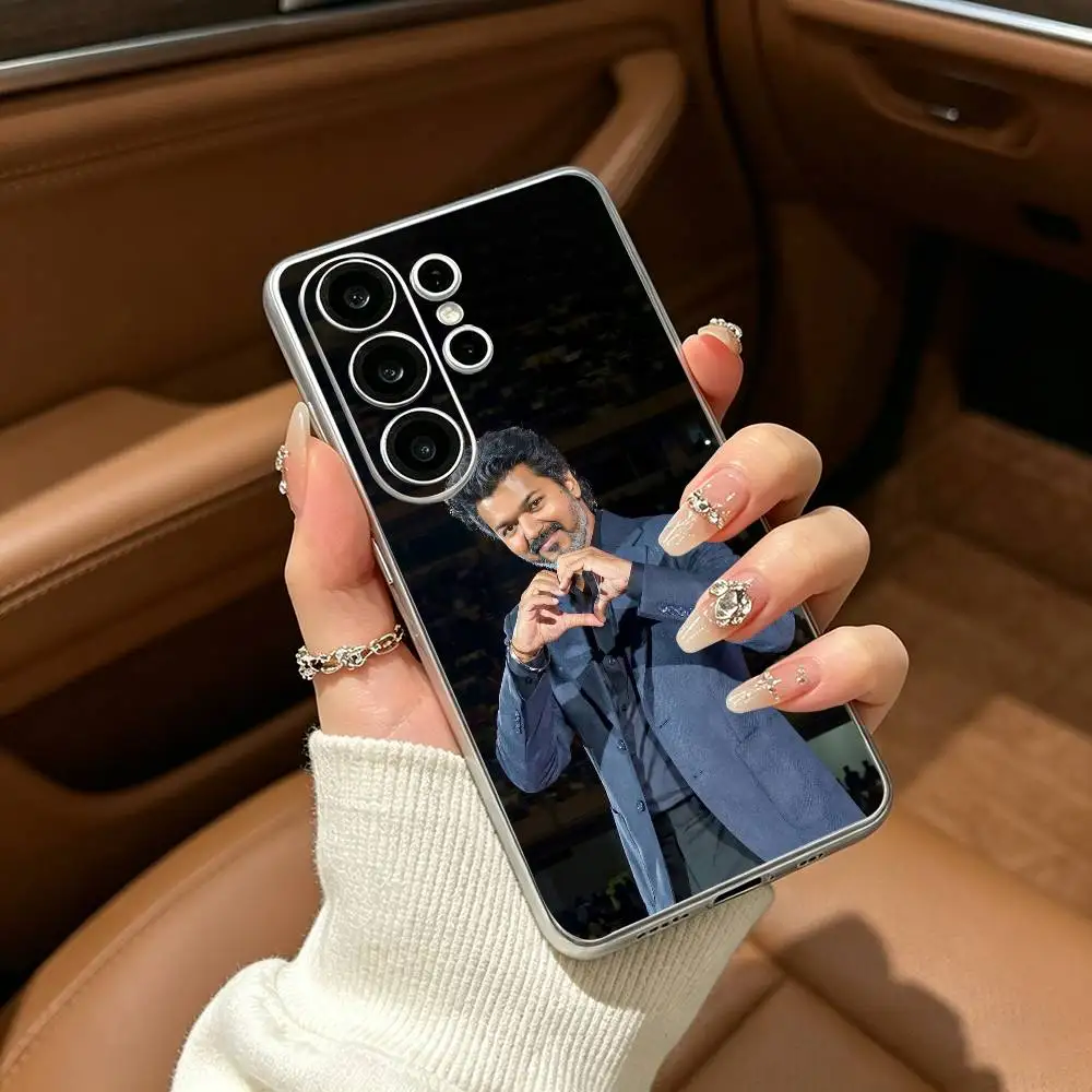 Фото Чехол для телефона Thalapathy Vijay India из прозрачного мягкого силикона для Samsung S25, S24, S21, S22, S23, S30, Ultra, S20, Plus №4