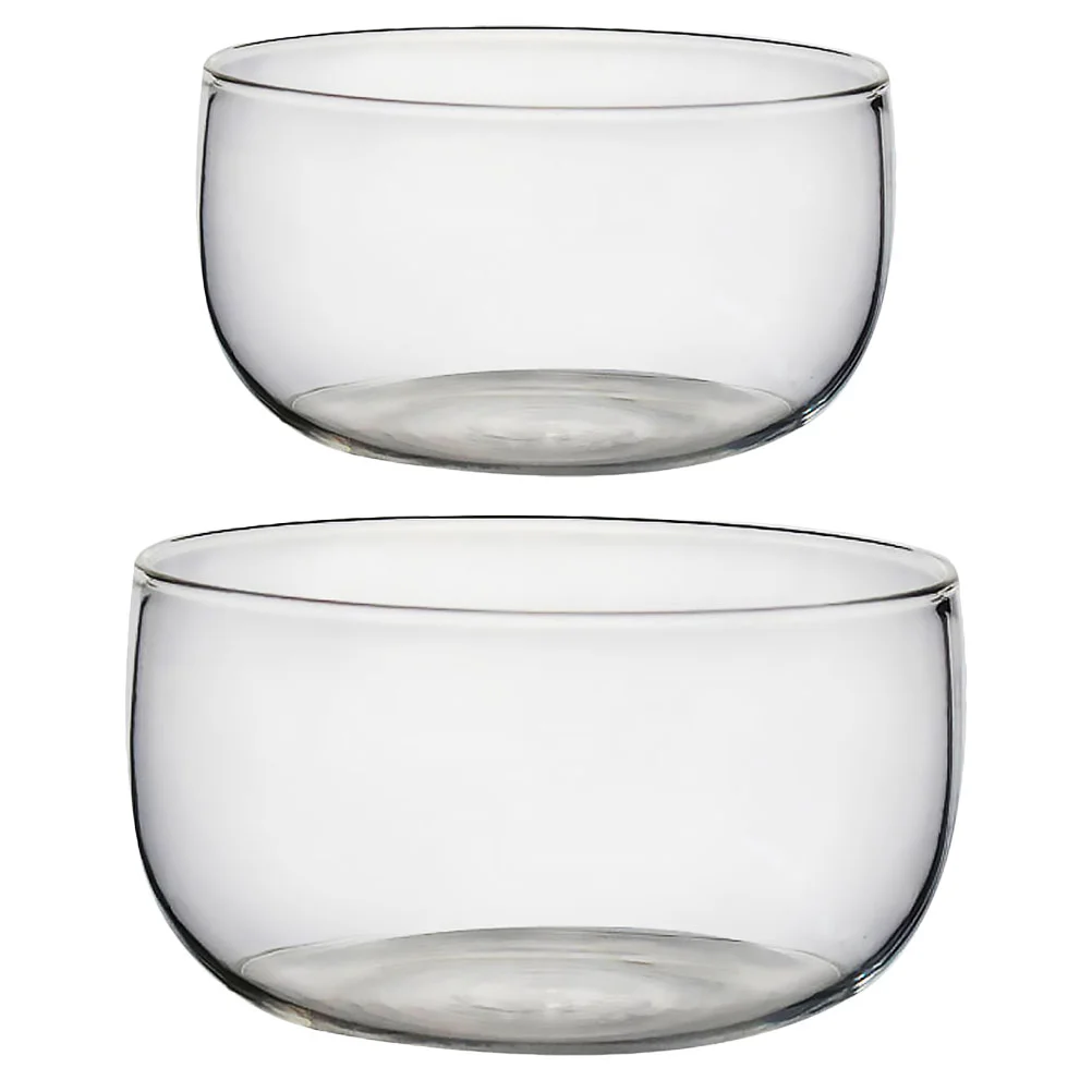 

Bowlbowls Dessertfruit Storage Snack Soup Crystal Prep Round Kitchen Salad Oven Dish Serving Dishwasher Containers Decorative