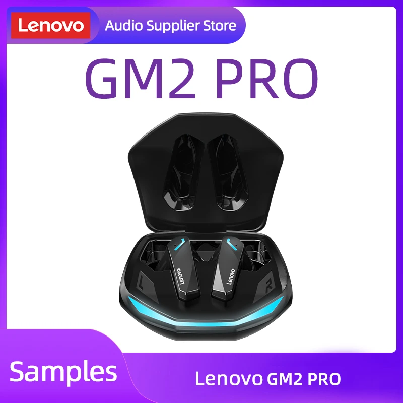 

Lenovo Original GM2 Pro 5.3 Wireless Headphones Bluetooth Earphones Low Latency Earbuds HD Call Dual Mode Gaming Headset Earpods