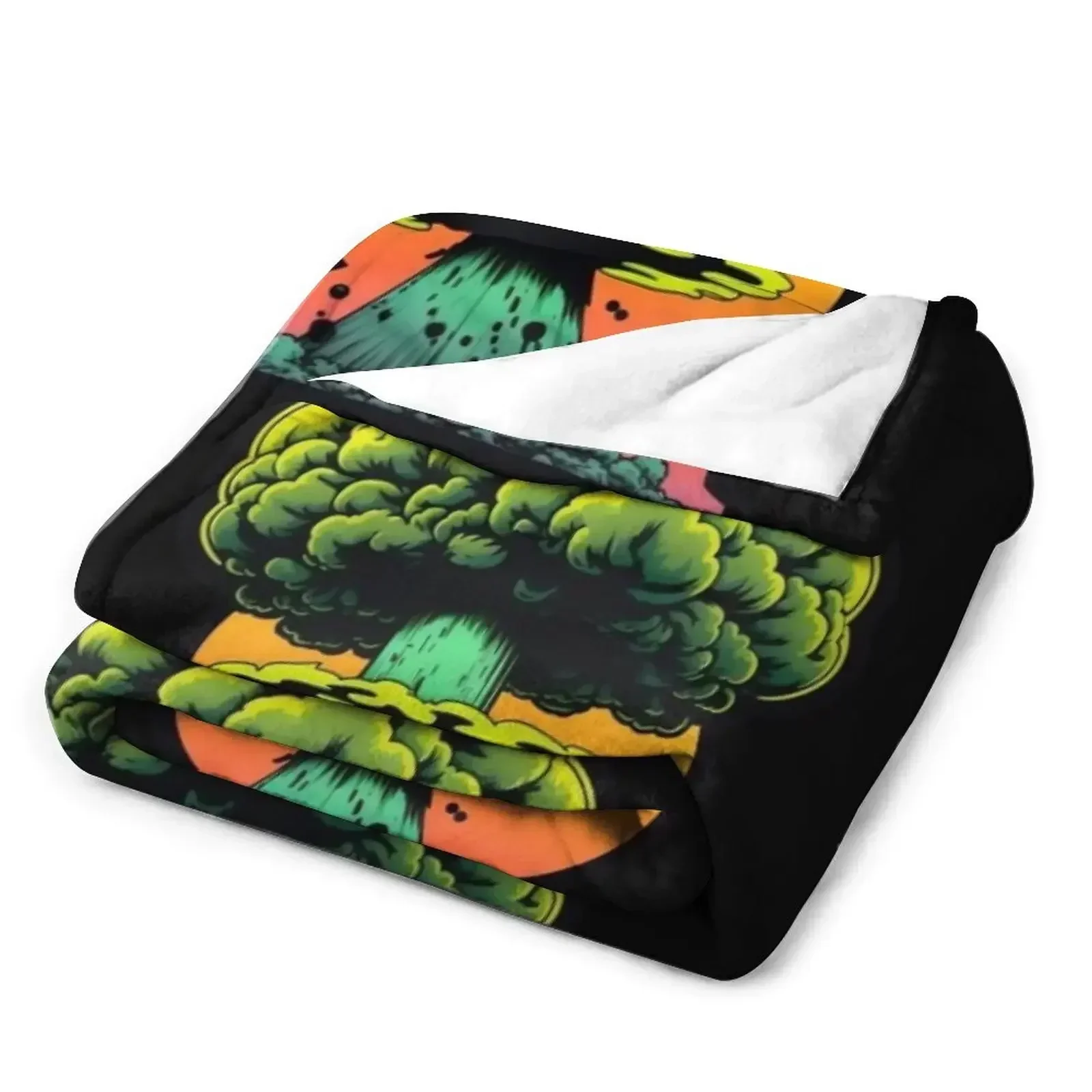 Одеяло с ядерным взрывом WW3 декоративное одноместное одеяло для дивана