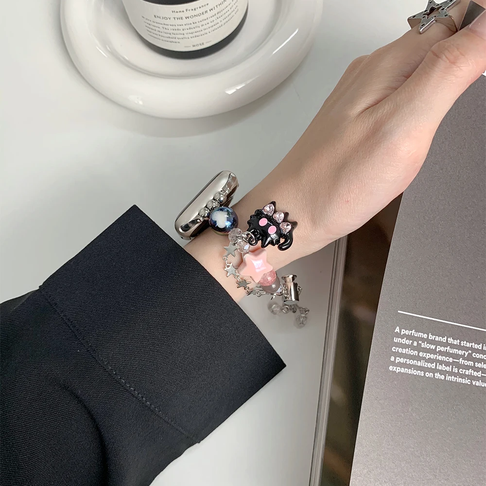 

Women Jewelry Bracelet for Apple Watch Band 40mm 41mm 42mm 44mm 45mm 38 49mm Diamond Wristband for Iwatch 8 7 6 5 4 Se 3 Correa