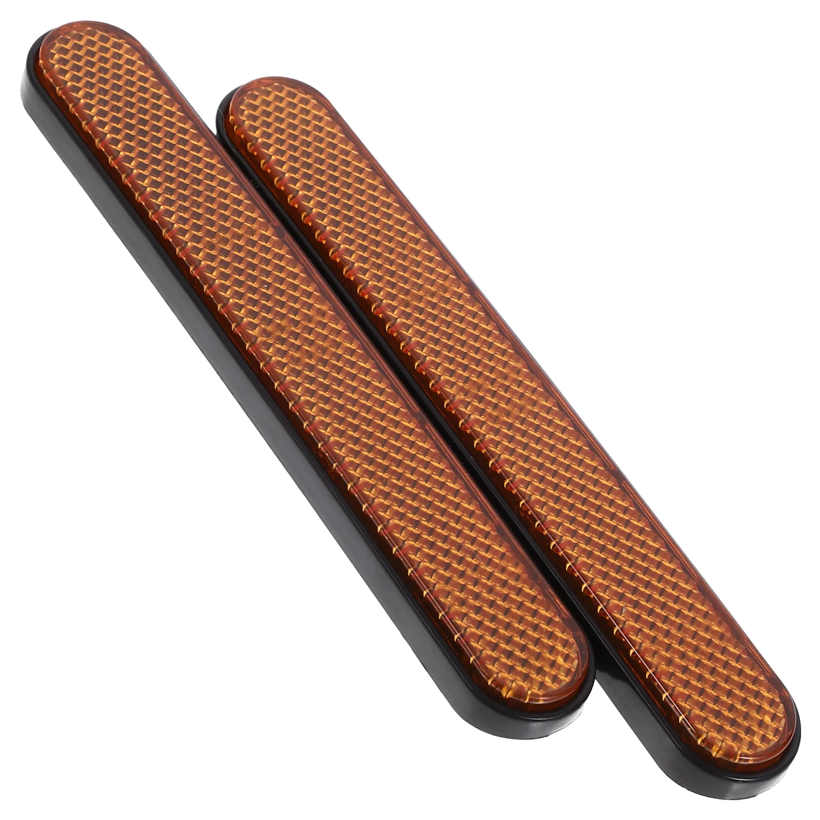 

2 Pcs Decor Creative Motorcycle Sticker Reflector Safety Bike Professional Reflective Tape