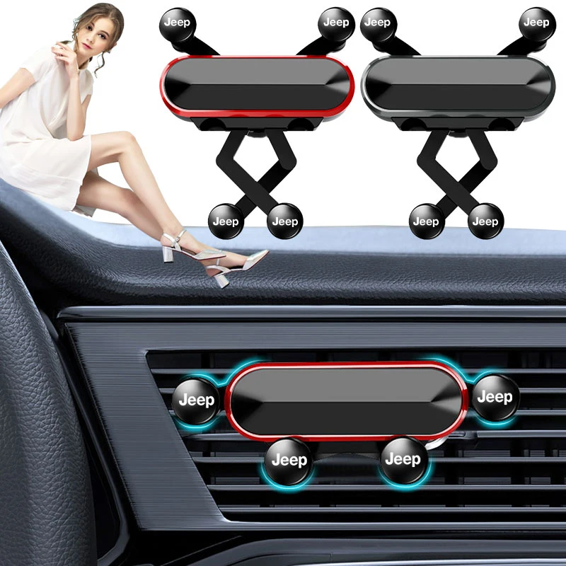 

New Car Phone Holder Auto CellPhone Mounts GPS Stand Car Bracket For Jeep Wrangler Grand Cherokee Compass Renegade Tyre Stem Air