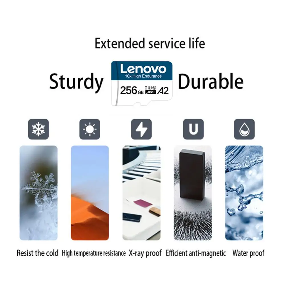 Карты памяти Lenovo Micro TF SD 64 ГБ 32 16 класс 10 высокоскоростная 128 256 U3 4K HD флеш-карта для
