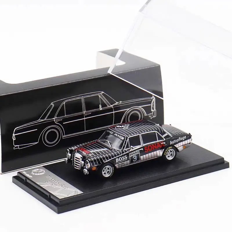 1:64 Liberty64 Mercedes 300sel желтая свинья черный Boss Amg Модель автомобиля из сплава