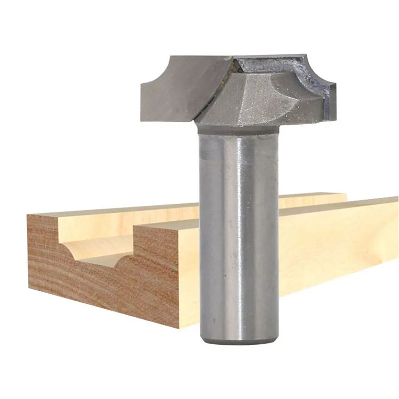 

1PC 1/2" 12.7MM Shank Milling Cutter Wood Carving Carbide End Mill Tool Flat Bottom Coutter Bit Tungsten Cleaning Woodworking