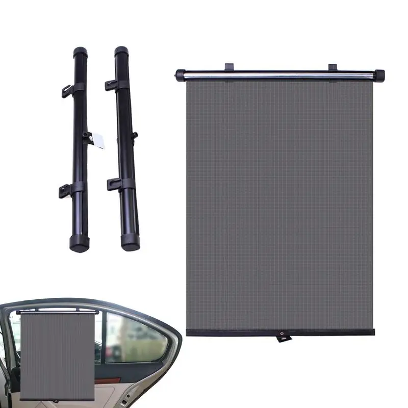 

Car Sun Shade Screen Sun Safety Car Protector Privacy Protection Roller Blinds Easy To Install Retractable Window Shades For