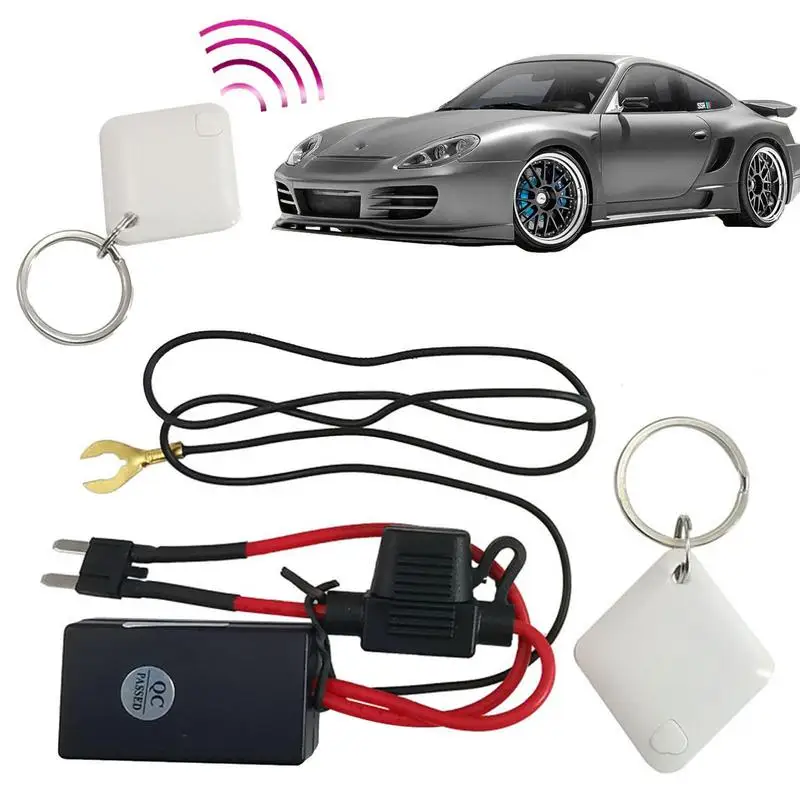 

Car Immobilizer System Auto-Sensing Car Alarm System Vehicle Anti-Theft Electronic Engine Lock With Anti-hijacking RC Two Modes