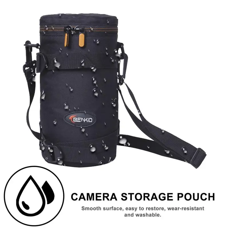 

SLR Camera Lens Pouch Premium Lens Storage Bag Portable Camera Lens Holder