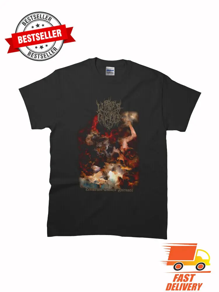 Футболка Lurker of Chalice Сласкированная печь из хлопка