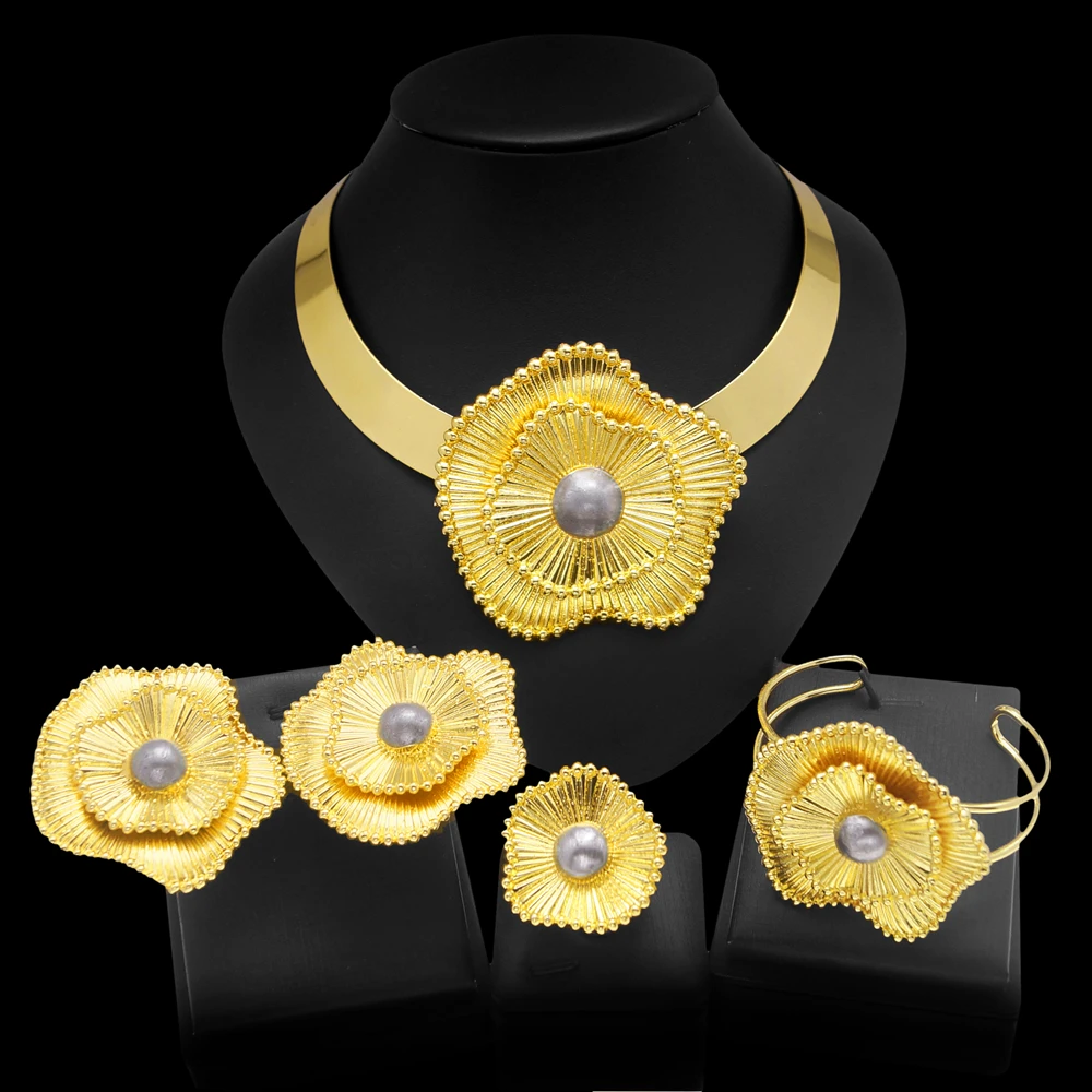 4 шт./комплект двухцветные бразильские ювелирные изделия