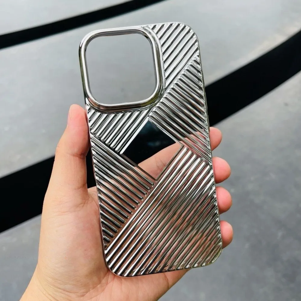 Ультратонкий саржевый чехол для телефона HOCE iPhone 16 Pro Max 15 противоударная жесткая