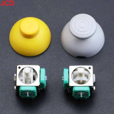 4 в 1 левый и правый 3D-аналоговый джойстик + кнопки большого пальца для Nintendo GameCube, запасные части для ремонта контроллера NGC GC