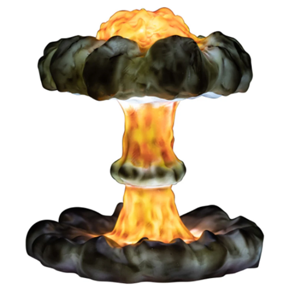 

Креативная 3D-печать ядерный взрыв гриб облако плавное затемнение защита глаз светодиодный ночсветильник семь цветов