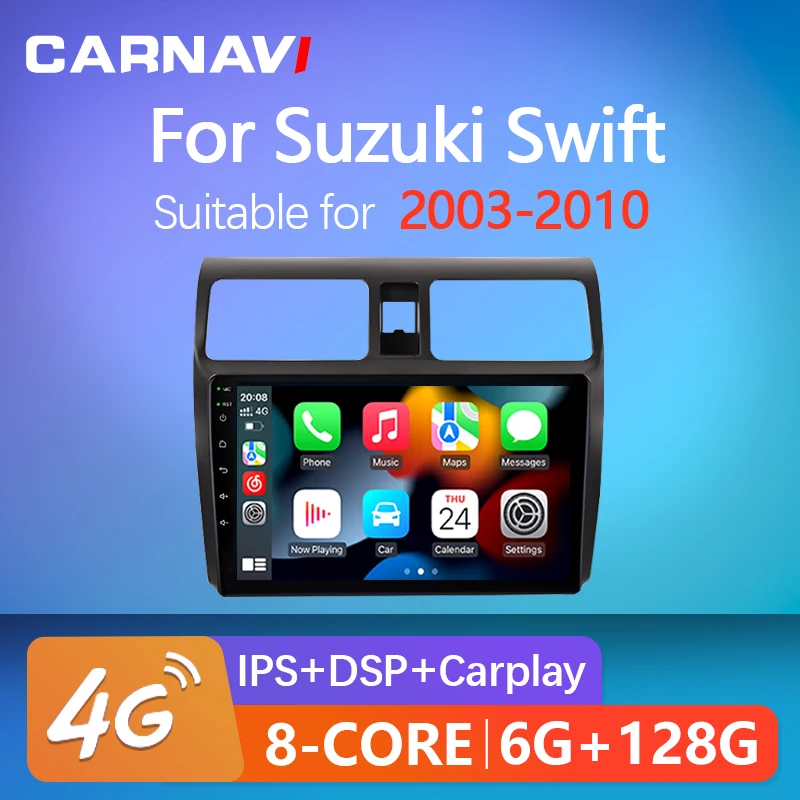 

CARNAVI 2 Din Android10 Car Stereo Radio For Suzuki Swift 2003-2010 Multimedia Video Player GPS Navigation Carplay 2 din No DVD