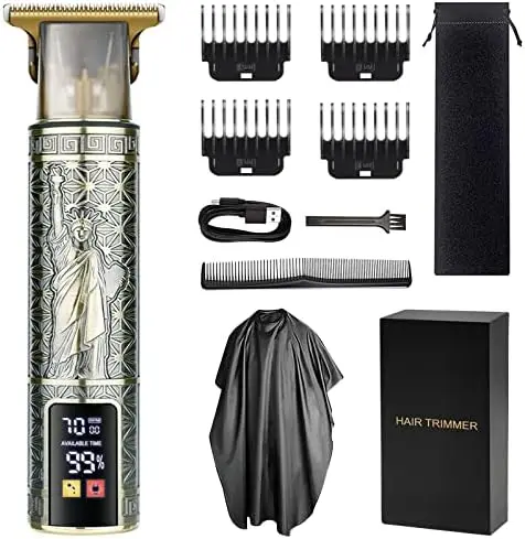 

Maquina Cortar Pelo Profesional, 4-in-1 Cortapelos Hombre Inalámbrico, Recortadora de Eléctrica, Recortadora Corporal Hombre,