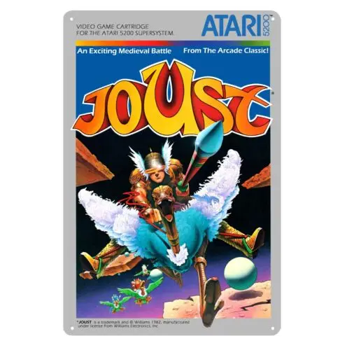 Металлический плакат Joust в стиле ретро жестяной металлический знак 20*30 см