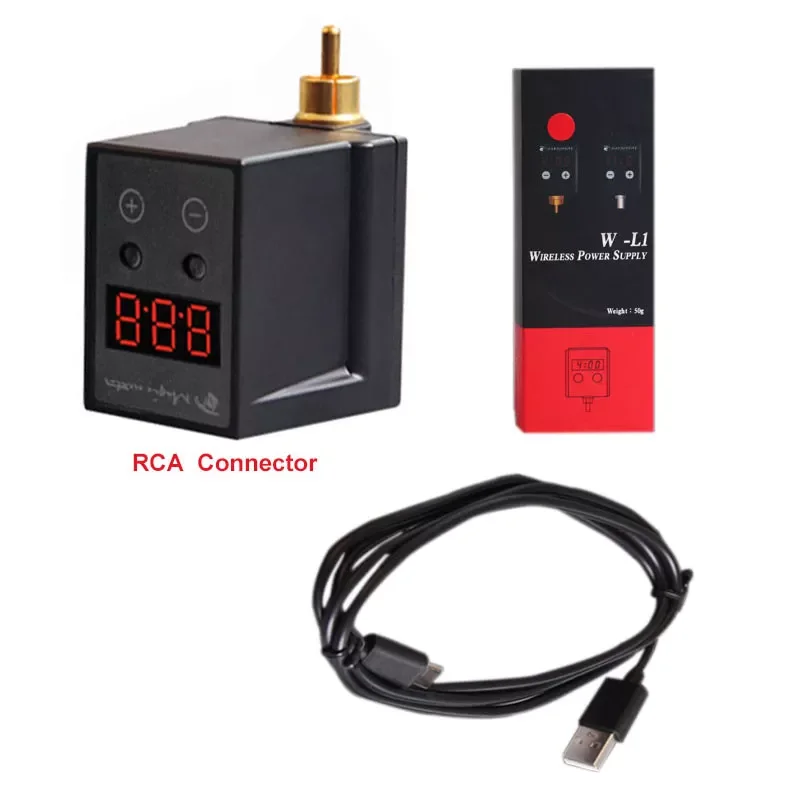 

NEW2022 Screen RCA/DC Connector Tattoo Supplier for Tattoo Pen Machine Wireless Rechargable Tattoo Power Supply Mini Power Devic