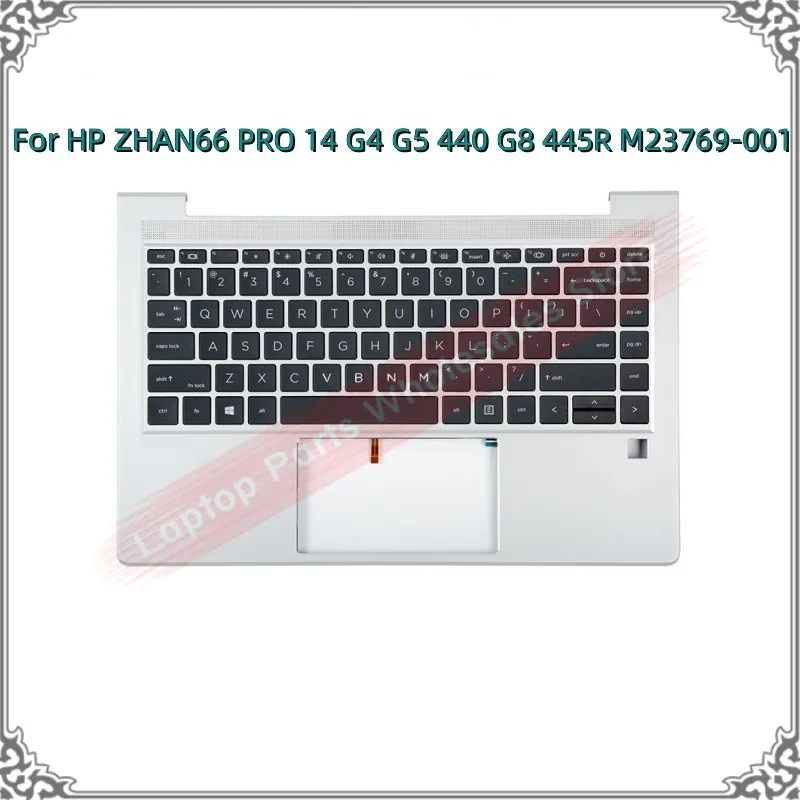 

New Touchpad Keyboard With Shell C For HP ZHAN66 PRO 14 G4 G5 440 G8 445R M23769-001 With Backlight Original With Keyboard Case