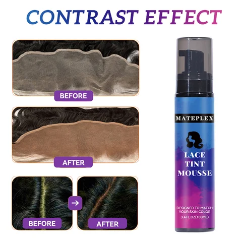 100 мл спрей с оттенком кружева для париков Темно-коричневый спрей для окрашивания кружева Средне-коричневый тонированный аэрозольный спрей для кружева Светло-коричневый частная марка