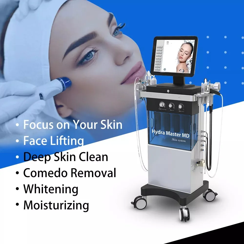 

2023 Hot Sale 14In 1 Hydro Facial Aqua Peel Water Dermabrasion Facial Care Machine Skin Rejuvenation Salon Hydrafacial Equipment