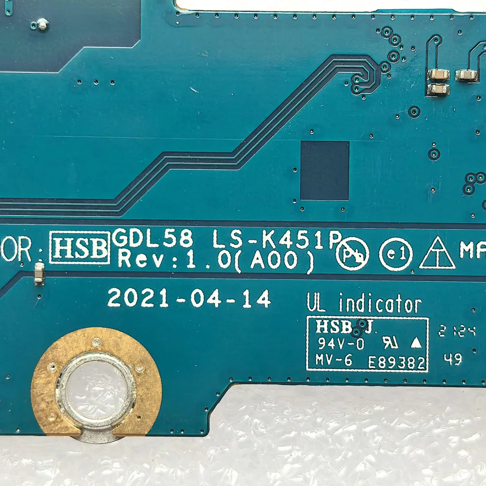 TT новая оригинальная замена ноутбука аудио плата RJ45 для Dell Alienware M15 R6 GDL58 LS-K451P 03RR19