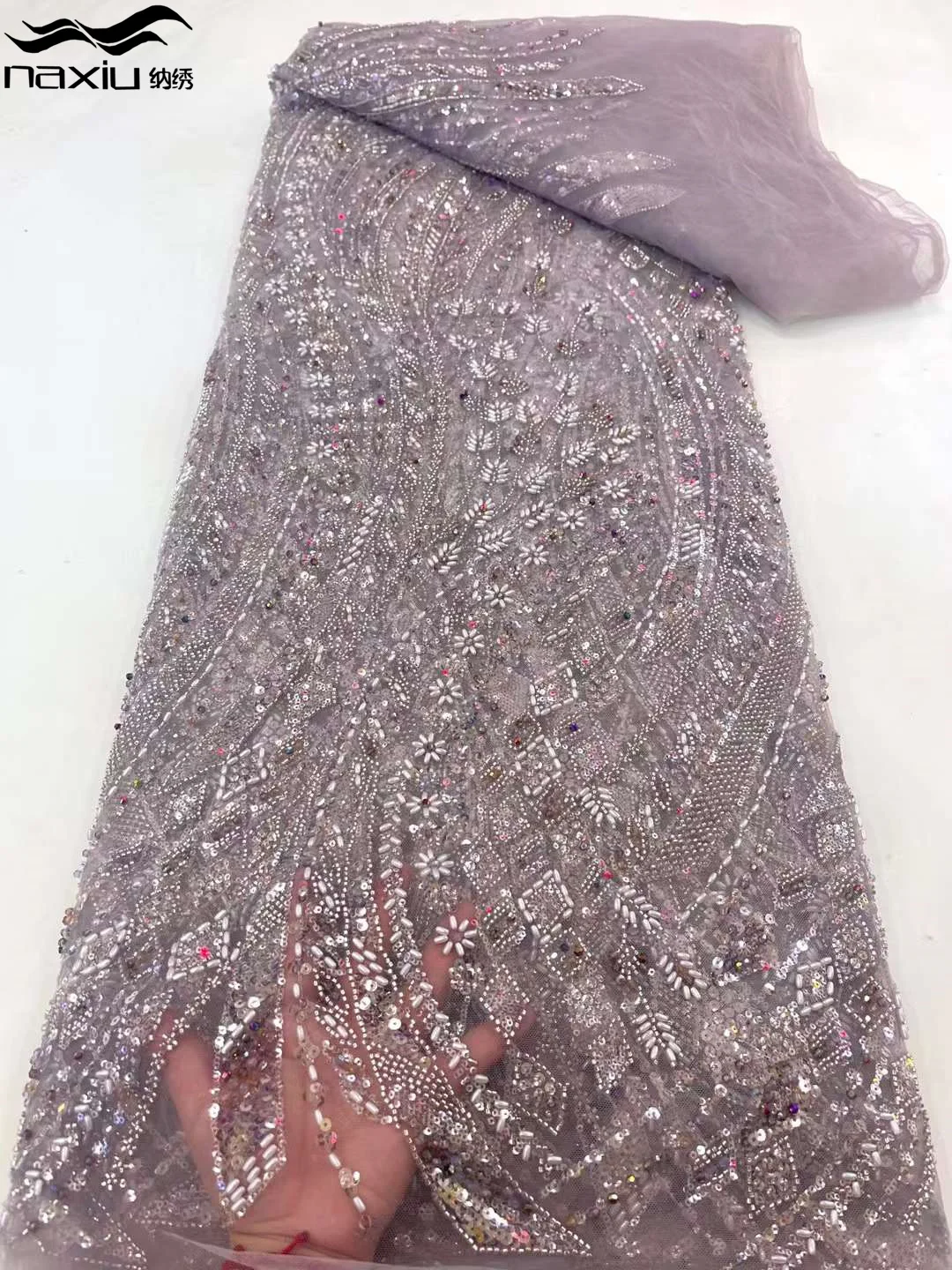 Африканские блестки Madison, кружевная Ткань 5 ярдов, высококачественные камни, французская нигерийская кружевная ткань для жениха, для шитья платья, свадьбы