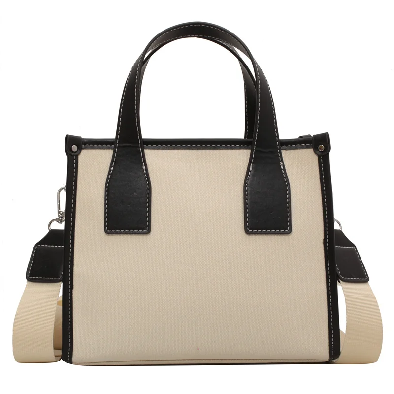 Маленькая Холщовая Сумка-тоут в Корейском стиле для женщин повседневные дамские