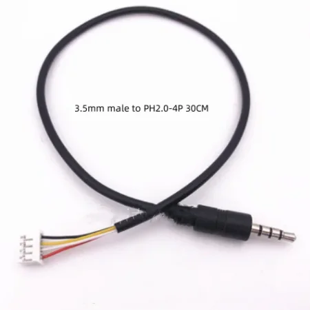 Аудиокабель 3,5 мм для Φ 4P наушники Динамик выход тестовый кабель вход JST 2,0 мм шаг