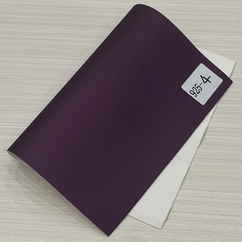 

XHT Solid Color Smooth PU Vinyl Leather Fabric Velvet Backing for Shoe/Bag/Wallet/Purse/DIY Accessories/Earring