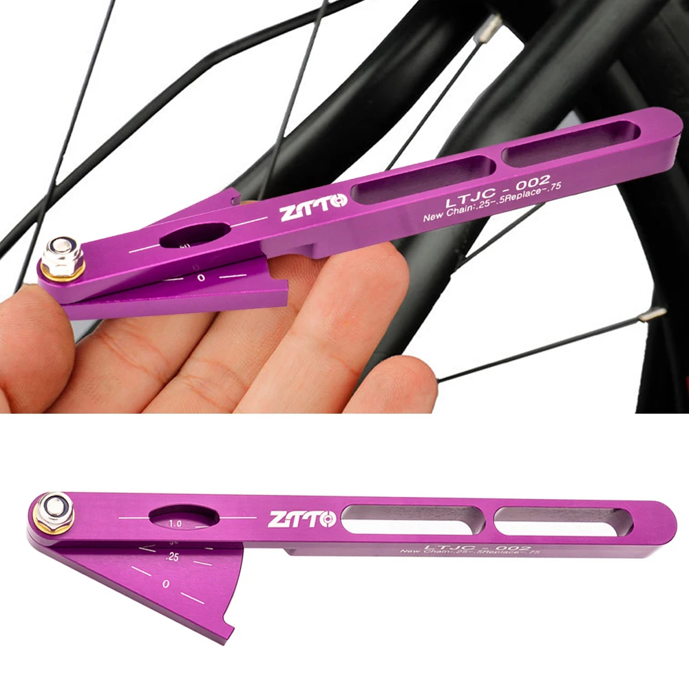

ZTTO Chain Wear Indicator Repair Tools Bicycle Chain Checker Measurement Supplies Mountain Bike Chains Gauge Cycling Accessories